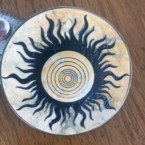 Vintage Valentino belt buckle 3x3 inch